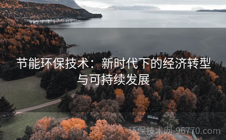 節(jié)能環(huán)保技術(shù)：新時(shí)代下的經(jīng)濟(jì)轉(zhuǎn)型與可持續(xù)發(fā)展